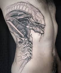 Want to talk about your tattoo? Xenomorph Tattoo Back