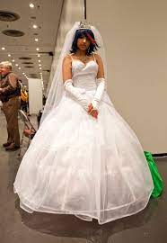 Awesome Yuno Gasai Wedding Dress