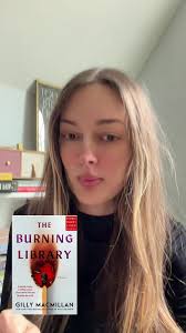 ‘The Burning Library’ by Gilly Macmillan (out of @HarperCollins ) is a  deliciously cerebral thriller