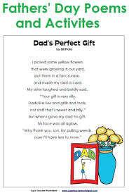 Father S Day Poems And Worksheets Fathers Day Poems Fathers Day Fathers Day Cards