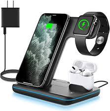 According to this compatibility list, we can find the iphone 7, but there is no iphone 6. Amazon Com Waitiee Wireless Charger 3 In 1 Qi Certified 15w Fast Charging Station For Apple Iwatch Series Se 6 5 4 3 2 1 Airpods Compatible For Iphone 12 11 Series Xs Max Xr Xs X 8 8 Plus Samsung Black