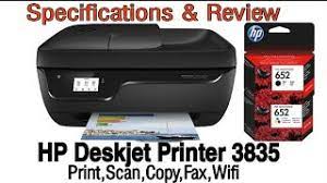 Create an hp account and register your printer. Hp Deskjet Ink Advantage 3835 Printer Full Specification Review Youtube