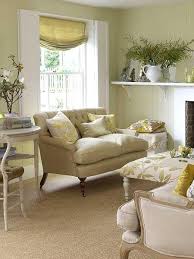 If you typically go for neutral colored walls, painting them a brighter if you're ready to make a bold statement, go for a shade of light olive green as an allover wall color in your living room. Light Green Beige Living Room