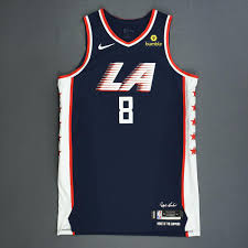 Latest on atlanta hawks power forward danilo gallinari including news, stats, videos, highlights and more on espn. Danilo Gallinari Los Angeles Clippers Game Worn City Edition Jersey 2018 19 Season Nba Auctions