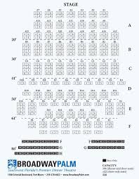 Seating Charts Broadway Palm Dinner Theatre