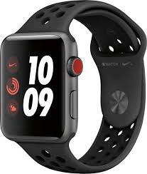 Best Buy Apple Watch Nike Series 3 Gps Cellular 42mm Space Gray Aluminum Case With Anthracite Black Nike Sport Band Space Gray Aluminum Mqld2ll A