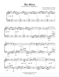 Ellens dritter gesang (ellens gesang iii, d. Ave Maria Harp Column Music