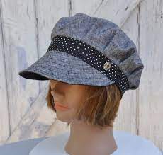 Chapeau Casquette Lin Gris Chine Taille 56 5 57cm M De La Boutique Leolix Sur Etsy Hat Patterns To Sew Hats Style
