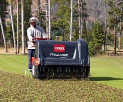 Practically speaking, a lawn aerator service is the process of removing small plugs of thatch and soil from the lawn to improve soil aeration. Aerators Lloyd Ltd