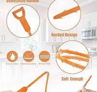 Hair Drain Clog Remover Tool – 6 × 25-Inch Sink Snake + 1 × 24-Inch Drain  Cleaner Tool, Plumbing Snake for Shower, Toilet, Kitchen Sink & Tub – ...
