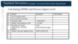 Defects Per Million Dpmo Dpmo6 X 10 6 8 Convert Dpmo Into