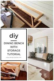 In this instructable i build a simple breakfast nook and kitchen table out of 2x4s, 1x4s, and 3/4 sanded plywood. Diy Built In Dining Bench With Storage Breakfast Nook Banquette Tutorial