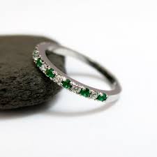 Emerald Wedding Ring Emerald Diamond Ring Wedding Ring For Women Unique Wedding Ring Wedding Band May Ring Emerald Eternity Ring Emerald Wedding Rings Gold Gemstone Ring Diamond Wedding Bands
