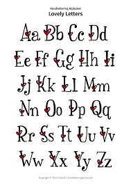 My Hand Lettering Alphabet Loveley Letters With Sweet Hearts In Every Major Level O In 2020 Lettering Alphabet Lettering Alphabet Fonts Hand Lettering Alphabet
