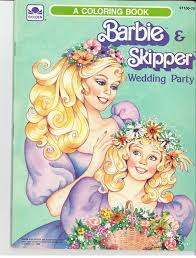 Barbie 1980s Illustrations Barbie Books Vintage Coloring Books Coloring Books