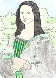 This art history coloring page features a master painting that you may recognize: Drawing 2011 Summer Update The Learning Trunk