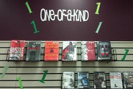 One Of A Kind Books With One Word Titles Library Display Library Displays Classroom Library School Librarian