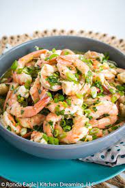 Marinade for up to 30 minutes before cooking. Marinated Shrimp