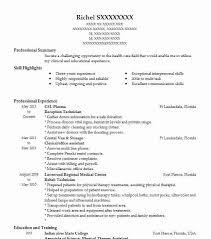 Reception Technician Resume Example Csl Plasma Hallandale