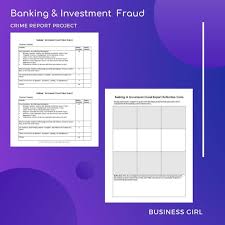 The Crime Report Is An Interactive Way To Discuss Banking Or Investment Fraud Practice Creating A Professional Doc In 2020 High School Material School Banking Banking
