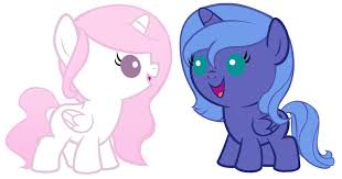 The series is based on hasbro's my little pony line of toys and animated works and is often referred by collectors to be the fourth generation, or g4, of the my little pony franchise. My Little Pony Baby Celestia And Luna Novocom Top