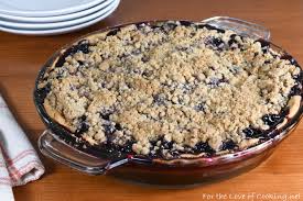 Use 6 cups of either, choosing unsweetened frozen blueberries and partially thawing. Blueberry Crumble Pie For The Love Of Cooking