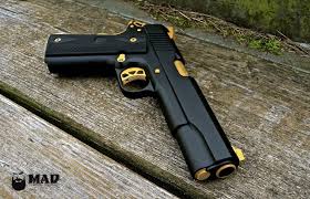Taurus Black And Gold 1911 Pin On Guns