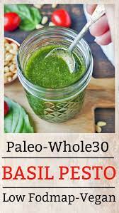 Paleo Whole30 Basil Pesto Recipe Basil Pesto Real Food Recipes Pesto