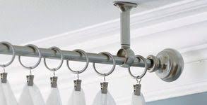 Ceiling Hardware For Curtain Canopy Home Curtains Ceiling Mounted Curtains Shower Curtain Track