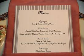 Additionally, buy fruits that you can simply serve in a small bowl. Foodie Friday Formal Dinner Menu