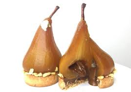 Recette Des Poire Pochees Karamel De Nicolas Haelewyn Pastry Freak Poires Pochees Pomme Caramel Poire