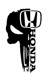 Motorcycle bike emblems set vector. 2x Honda Skull Sticker Vinyl Decal For Car And Others Finish Glossy Oracal Skull Sticker Car Sticker Design Motorcycle Decals