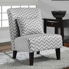 Anna Grey White Chevron Accent Chair Overstock Com Shopping The Best Deals On Livin Chevron Accent Chairs Accent Chairs For Living Room Living Room Chairs