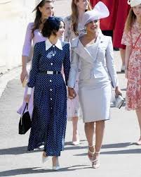 An invitation to the wedding of prince harry and meghan markle has to be one of the most coveted of the year. All The Guest Outfits You Have To See From Meghan And Harry S Wedding Royal Wedding Guests Outfits Wedding Guest Outfit Wedding Guest Suits
