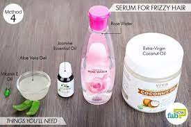 Things Needed To Make Diy Hair Serum For Frizzy Hair Diy Hair Serum Natural Hair Serum Diy Hair Serum For Frizzy Hair