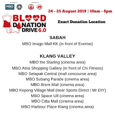 Find out all the showtimes, ticket price here then book your movie ticket online, now showing at mbo kluang. Mbo Cinemas On Twitter No Matter You Are We Need You Mbo X Sjam Blood Donation Drive 6 0 Is Coming To Mbocinemas Nationwide From 23 To 25 August 2019 Be Part