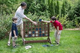 Try one of these inventive backyard games for kids the next time you want them to play outdoors. Diy Backyard Game Four In A Row The Home Depot