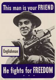 This Man Is Your Friend He Fights For Freedom Pin Op Allied Ww1 Ww2 Propaganda