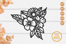 Download Flower Corner Svg Flower Border Svg Flower Arrangement Svg 1265342 Cut Files Design Bundles