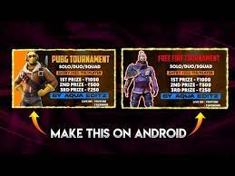 Free fire tournaments statistics prize pool peak viewers hours watched. Make Pubg And Free Fire Tournament Poster Pubg And Free Fire Tournament Poster On Android Youtube