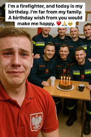 🎂 “It's my birthday today… but the siren beat the 'happy birthday' to it.”  I'm a firefighter. No cake. No hugs. Just my uniform and another shift. I  chose this life—and I'd