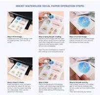 Koala Clear Waterslide Decal Paper for Inkjet – 20 Sheets 8.5x11"