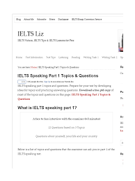 Contoh simulasi ujian dengan koreksi; Ielts Speaking Part 1 Topics Questions International English Language Testing System Hobbies