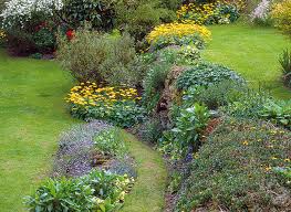 La rocaille, inspirée de scènes alpines, consiste à disposer, sur un plan incliné, une succession de roches de différentes tailles délimitant des poches de terre. Jardin En Pente Scene De Rocaille Utile Et Decorative