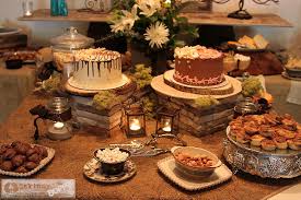 Bridal shower food table decorations. A Rustic Elegant Couple S Shower Beth Bryan