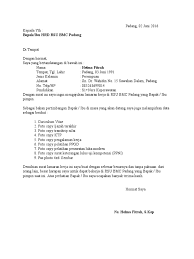 Contoh surat lamaran kerja klinik. Surat Lamaran Kerja