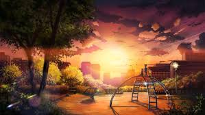 Remember to adjust your colors to suit the sunset! Sunset City Anime Wallpapers Wallpaper Cave
