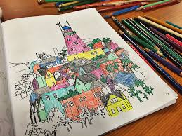 Whether you're making coloring pages for kids or adults, adobe spark post has the imagery and the tools you need to make a stunning design. Grownups Color Lobsters Boots Buoys With This Maine Themed Adult Coloring Book Mainetoday