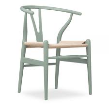 Danish Designs Wishbone Style Wooden Dining Chair Natural Weave Seat Sage Green In 2020 Solid Wood Dining Chairs Wishbone Chair Wooden Dining Chairs