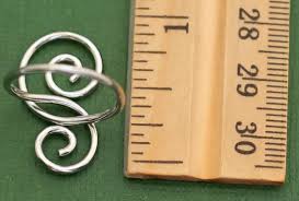 Buy Vintage Boho Silver Tone Swirl Ring Size 6.5 by Avon K7 Online in India 